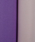 KCS 2 pc of 15" x 18"(38cmx45cm) Counted Cross Stitch Cotton Aida Cloth Needlework Fabric Box (Lavender+Pink, 14CT) - color: Lavender+pink, size: 14CT