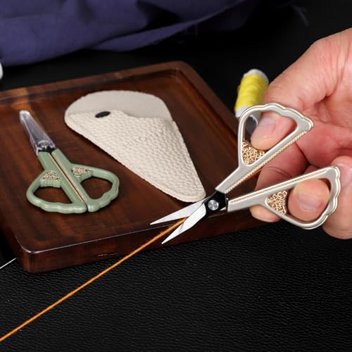 Small Craft Scissors, Little Sewing Shears - color: Champagne