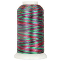 ThreadArt Polyester Machine Embroidery Thread, 1000M 40wt, Rainbow - color: Rainbow