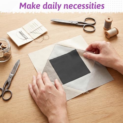 100 Pack 5-inch Cotton Fabric Squares, 5″ Precut Cotton Fabric Squares, Solids Black Charm Pack, Black - color: Black, size: 5″