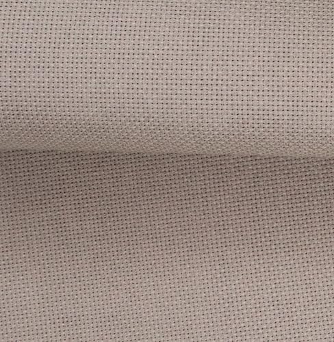 KCS 3 pc of 12" x 18"(30cmx45cm) Counted Cotton Aida Cloth Cross Stitch Fabric (Coffee, 18CT) - color: Coffee, size: 18CT