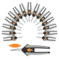 Fiskars 6" Steel Micro-Tip Pruning Snip Set, Garden Scissors, 15-Pack - style: Snips (15-Pack)