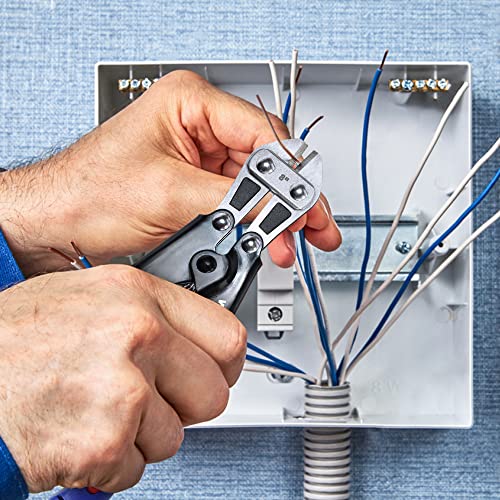 WORKPRO Mini Bolt Cutter 8-inch, Spring Loaded Small Heavy Duty Wire Cable Cutter, Snips Clippers with Soft Anti-Slip Handle (Pack of 2) - size: 8-inch/210mm (Pack of 2), style: Bolt Cutter