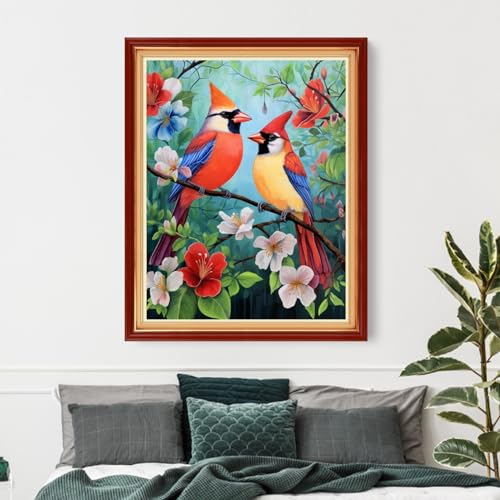 Funxvoot Stamped Cross Stitch Kits Beginners Full Range of Embroidery Kits for Adults 11CT Embroidery Patterns Needlepoint Kits Printed Cross Stitch Kits-Flower Birds 16x20 inch, Craftsstyle10 - color: Craftsstyle10
