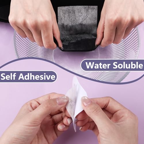 50 Sheets 8.5in x 11in Water Soluble Stabilizer for Embroidery - size: 8.5in x 11in-50 Sheets