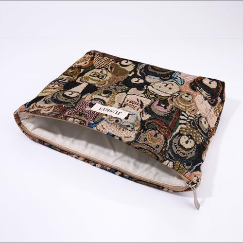 Bear Makeup Bag Small Cute Cosmetic Bags for Women Travel Toiletry Bag - color: Bear Brown