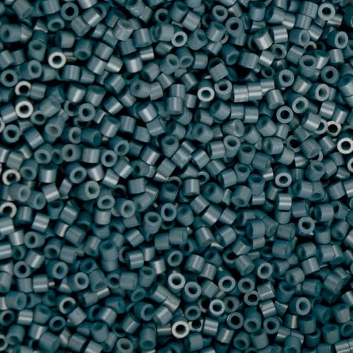 John Bead 25g Cylin Beads Opaque Blueberry Silkshine 11/0 Glass Cylindrical Seed Beads for Jewelry Bracelets Necklaces Earrings Making Embroidery - color: Blueberry Silkshine