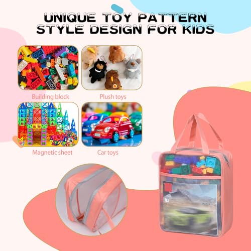 4 Pack Extra Large Mesh Toy Zipper Storage Bags (11.8 * 9.8 * 5.2in) - size: 4PcsXL