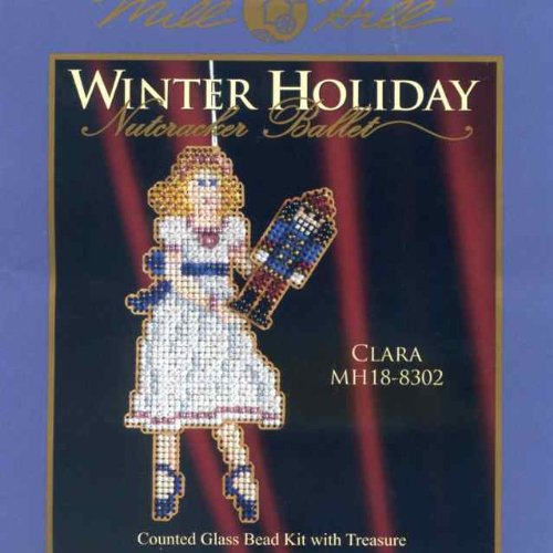 Clara Beaded Counted Cross Stitch Christmas Ornament Kit Mill Hill 2008 Winter Holiday Nutcracker MH18-8302