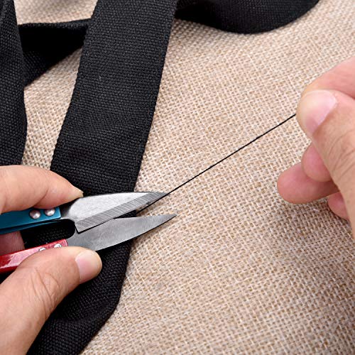 ESHATO 12 Pack Sewing Scissors for Fabric, 4.1inch Mini Small Snips Trimming Nipper, Yarn Thread Craft Scissors Cutters, Great for Office Home School Stitch DIY Supplies