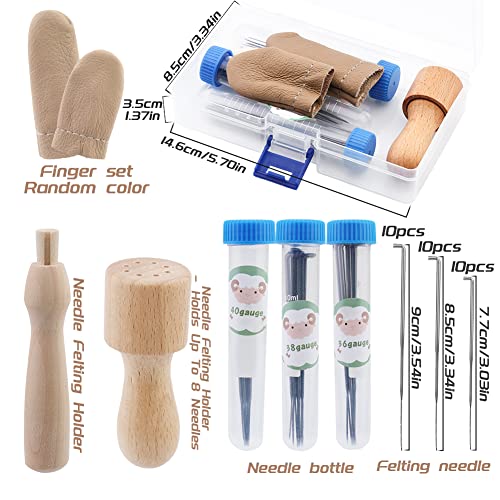 IMZAY Needle Felting Tools, Needle Felting Supplies Needles Felting Needles - color: Multicolor02-34Pcs