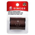 SINGER 60050 All Purpose Polyester Thread, 150-Yard, Brown - color: Brown, size: 1- Pack