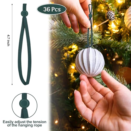 Daifunli 36 Pcs Christmas Adjustable Decoration Hooks, Green - color: Green