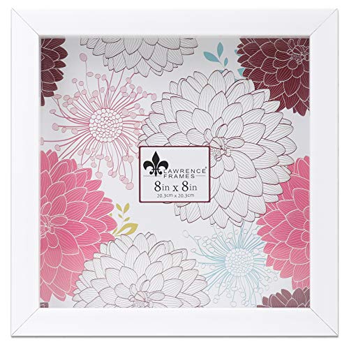 Lawrence Frames 785288 Shadow Box Frame, 8x8, White - color: White, size: 8 x 8 inches