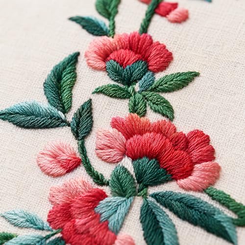Chinese Embroidery Fan Kit, DIY Organza Fan with Pomegranate Pattern - style: Pomegranate