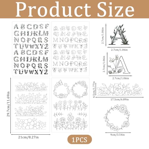 114 pcs Water Soluble Embroidery Patterns - style: A