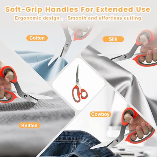 HYHJMISTY Sewing Kit for Adults, 50 Color Sewing Thread Kit, 295PCS Sewing Accessories with Ergonomic Scissors, Portable Professional Mending Essentials for Travel, Home, Beginners - color: 50 Color