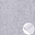 Knitgrip 2 Pack 20 x 18 Inches Needlepoint Canvas 18 Mesh Blank White Canvas Pure Cotton Needlepoint Mesh Twist Interlock for Embroidery DIY Knit Crochet Projects Make Dividers - size: 20 x 18 Inches