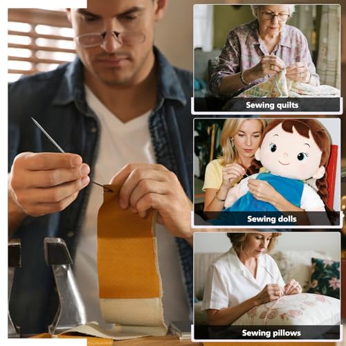 Long Upholstery Needles 6" Large Sewing Needle Tapestry Needle Yarn Needle - size: 6 in