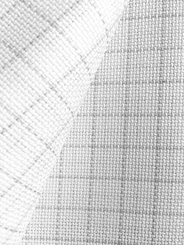 Aida Easy Count Cotton Embroidery Cloth White (22"x19" - 14 Mesh) - color: 22"x19" - 14 Mesh
