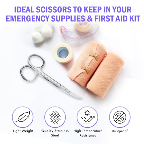 POSHOME Iris Micro Scissors (Curved) - style: Curved
