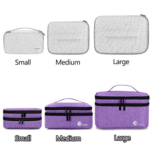 Luxja Double-Layer Large Sewing Organizer, Purple - color: Purple, size: Large