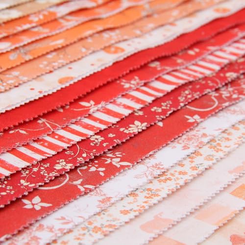 Threadart Sunrise Prints Jelly Roll - 40 Precut 2.5" Cotton Strips - color: Sunrise Prints