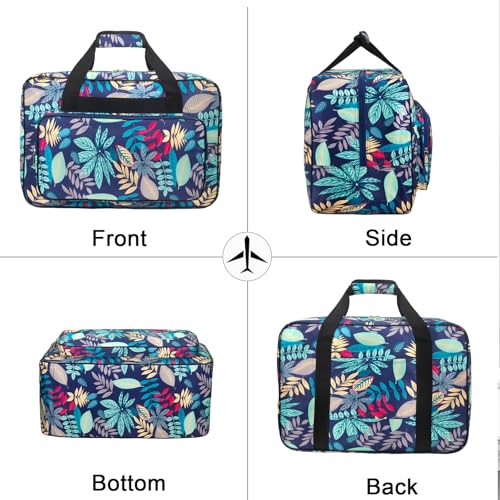Sewing Machine Carrying Case, Sewing Machine Carrying Case Tote Bag, Universal Tote Storage Bag with Pockets and Handles, Suitable for Most Standard Singer, Janome (Light Blue) - color: Light Blue