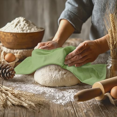 Utopia Kitchen Sage Green Flour Sack Towels [12 Pack-28 x 28 In]100% Cotton - color: Sage Green, size: 12 Pack