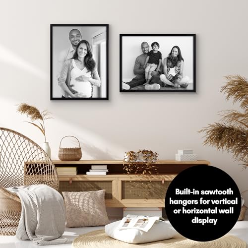 Americanflat 18x24 Poster Frame 2-Pack - Slim Molding - Black - size: 18X24