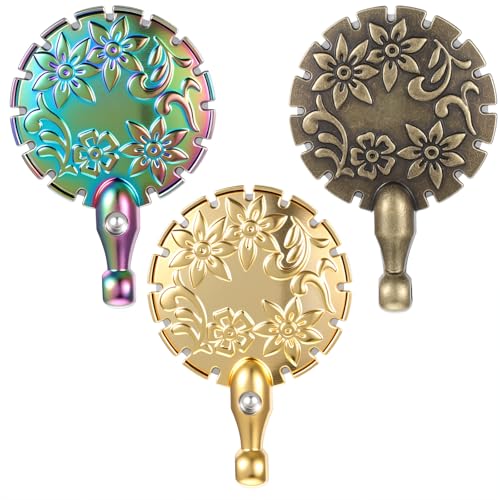 3 PCS Yarn Cutter Pendant Antique Gold Silver Metal Pendant Thread Cutters Floss Round Yarn Cutter Tool Round Shape for DIY Sewing Tools Knitting Supplies