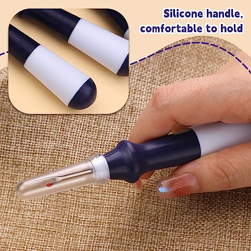 ZMAAGG Seam Ripper for Sewing, Ergonomic Grip Handle, 5 PCS Purple - color: Purple