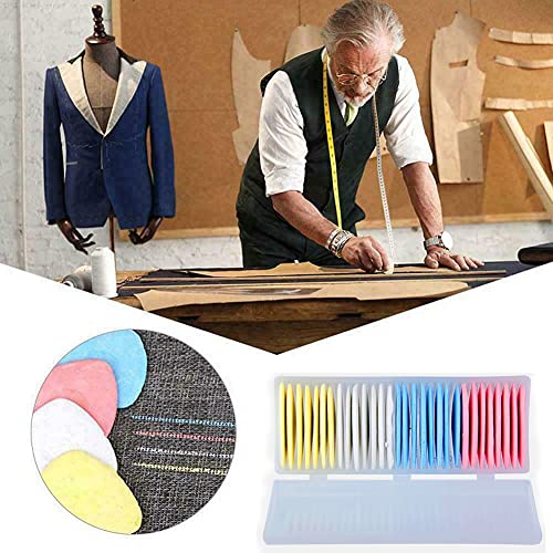 OZXTYO Triangle Tailors Chalk 30Pcs,Sewing Fabric Chalk - color: 30 PCS
