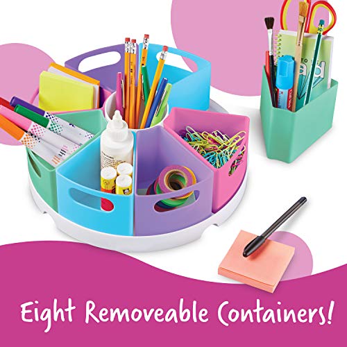Learning Resources Create-a-Space Storage Center, Pastel - color: Pastel Colors