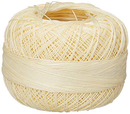 Lizbeth Size 80 HH80612 HH80 Cotton Thread 184 Yds 10G, Golden Yellow Lt. - color: Golden Yellow Lt.