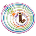 Marvexi 6Pcs Circle Plastic Embroidery Hoop Set