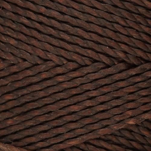 The Beadsmith Knot It Waxed Polyester Cord – Cedar Brown Color – 0.7mm Diameter – Light Wax, 144 Meters (472 Feet) Per Spool – Make Jewelry, Macrame, Friendship Bracelets and DIY Crafts - color: Cedar Brown
