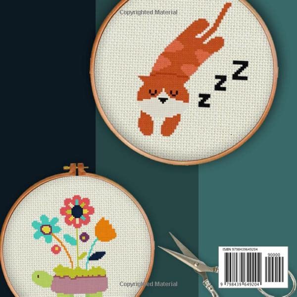 100 Modern Counted Cross Stitch Patterns: Daily Cross Stitch 100 Modern Book