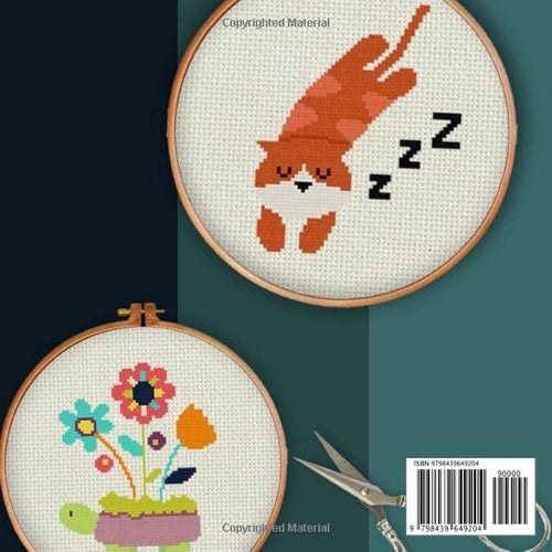 100 Modern Counted Cross Stitch Patterns: Daily Cross Stitch 100 Modern Book