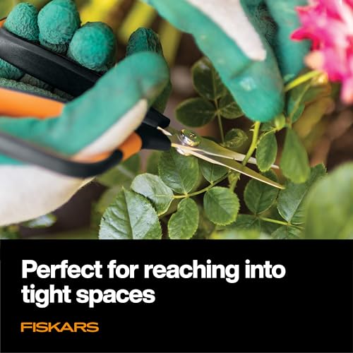 Fiskars 7" Loop Micro-Tip Pruning Shears, Garden Snips for Intricate Cuts - style: Micro-Tip Shears