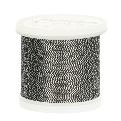 Madeira 9842442 Metallic Nylon/Polyester Embroidery Thread, 40wt/220 yd - color: #442 Silver