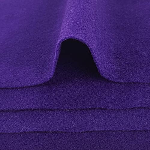 Jtnohx Color Felt Fabric Soft Felt Sheets for Crafts Dark Purple 20Pc 1.4mm - color: Dark Purple