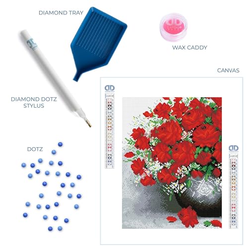 DIAMOND DOTZ Classic Arrangement Flowers Diamond Painting Kit Adults