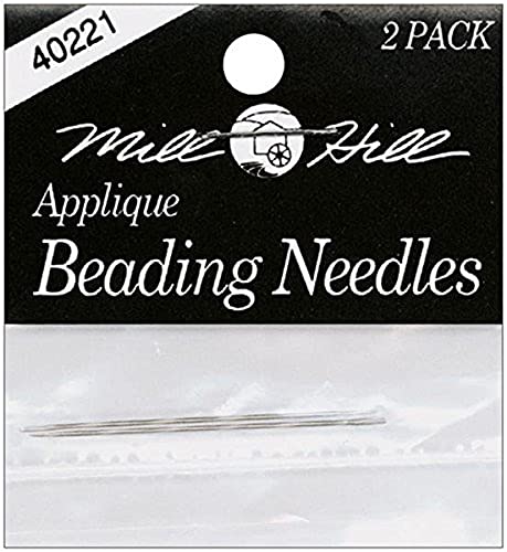 Mill Hill Applique #10 Beading Needles, 2-Pack