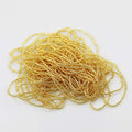 11/0 Glass Seed Beads Hanks (3 Meters, 6000pcs), 9 Meters Golden Silver Lined Strand Hanks - color: Golden-Sliver Lined