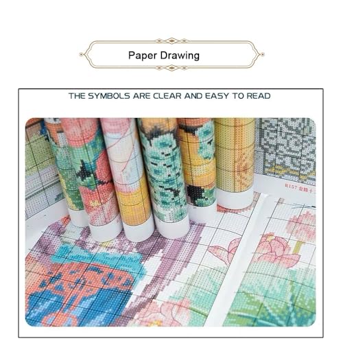 Stitchhaven 14CT Cute Cat Counted Cross Stitch Kit for Beginners, Unprinted Complete DIY Embroidery Set with Pattern & Tools, Premium Aida Cloth & Threads (Little cat) - color: Cat13