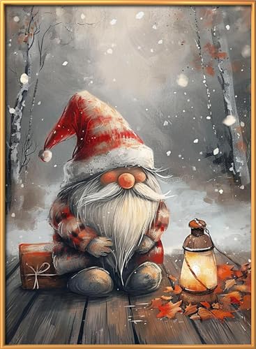 Leczany Cross Stitch Stamped Adults or Kids Kits Patterns Craft Kit Needlepoint Full Range of Embroidery Starter Kits for Beginner DIY 11CT 3 Strands | Santa Claus 13×17.7 inches - color: 11CT Stamped kits,Santa Claus 13×17.7 inches