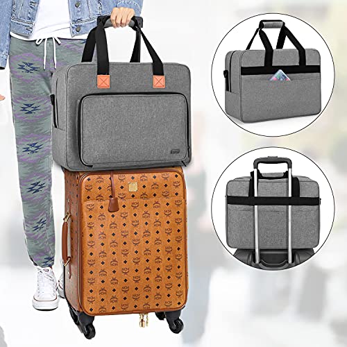 LUXJA Portable Tote Sewing Machine Bag, Gray - color: Gray