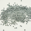 1800 pcs (0.7oz=20g) Preciosa Ornela Seed Beads 10/0 (2.3mm-0.8mm Hole), Rocailles for Embroidery, Bracelets, DIY and Other Craft, (01700) Semi Matte Silver - color: Silver Matte (01700)