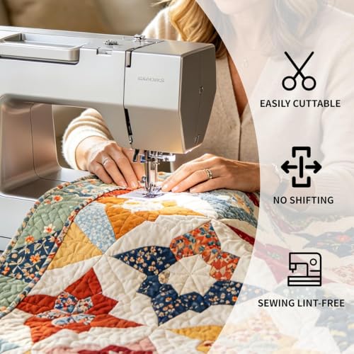 TQNSIE 100% Natural Cotton Batting for Quilting 90-Inch x 96-Inch | 200GSM Lightweight Batting Fabric,All Season Quilt Batting Queen Size, Craft and Wearable Arts - color: 90x96 Inch